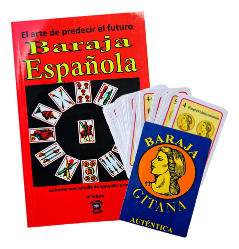Baraja Gitana + Libro Aprender A Echar Las Cartas Españolas