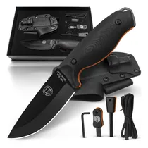 Comprar Cuchillo De Supervivencia Caza Hoja Fija Acampar Al Aire Lib