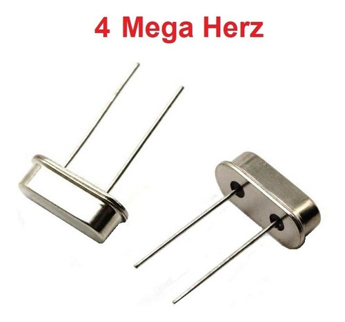 Oscilador Cristal De Cuarzo 4 Mega Herz  ( Pack 5 U.)