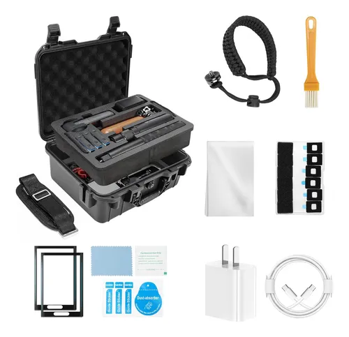 Kit Accesorios Insta360 X4 - Funda, Cargador, Protector, Cor