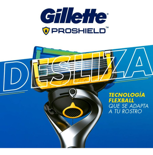 Cartuchos para Máquina de Afeitar Gillette Fusion Proshield 2 Cartuchos