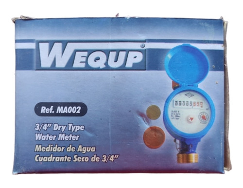 Medidor De Agua Wequp 3/4