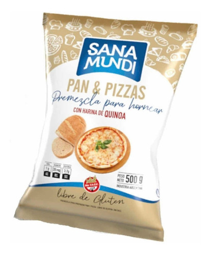 Premezcla Pan Y Pizza Con Harina De Quinoa Sin Tacc X 500g