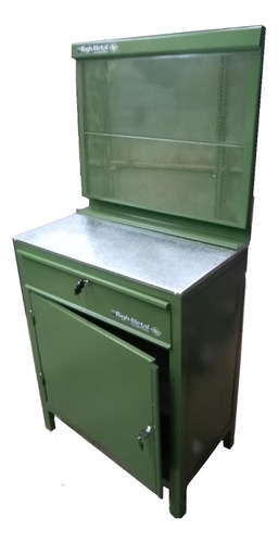 Banco De Trabajo Righmetal 1 Cajón Puerta Y Tablero