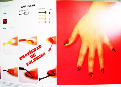 Imagen 3 de 3 de Libro Uñas Diseño Y Pintado-original
