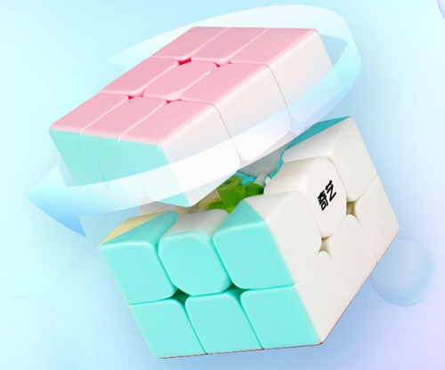 Puzzle Speed Cube Cubeta De Velocidad Colores Pastel