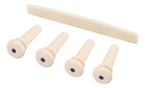 Pasadores De Puente De Guitarra Acústica 4pcs Bajo + Silla