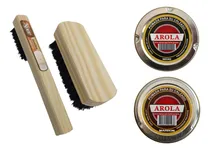 Comprar Combo Cepillos Lustrar + 2 Pomada Arola Lata X 45 Cc