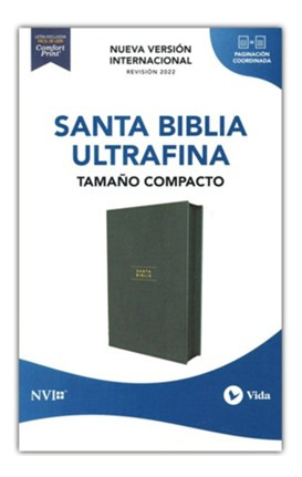 Biblia Nvi/compacta/piel Especial/verde/texto Revisado 2022