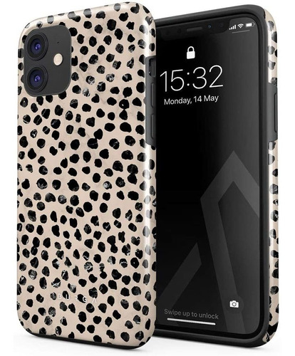 Funda Para iPhone 12 (diseno Puntos Negros)