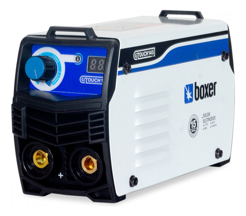 Máquina de solda inverter Boxer Touch 145 branca 220V