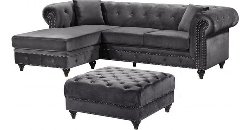 Sillon Sofa Esquinero Oslo 2.10 X 1.70 Chesterfield 