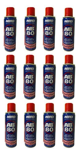 Lubricante Anticorrosivo Spray Abro Ab-80 (x12) (americano)
