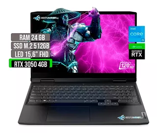 Lenovo Intel Core I5 12450h Ssd 512gb+ Ram 24gb Rtx 3050 4gb