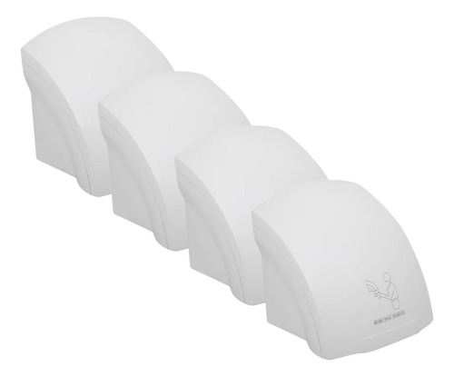 Kit 4 Secadores De Mãos Elétrico Sensor Automático 1800w +nf