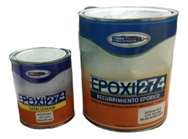Pintura Epox+cataliz Supf Ind/marina Gris Cl 1gl Metro Paint