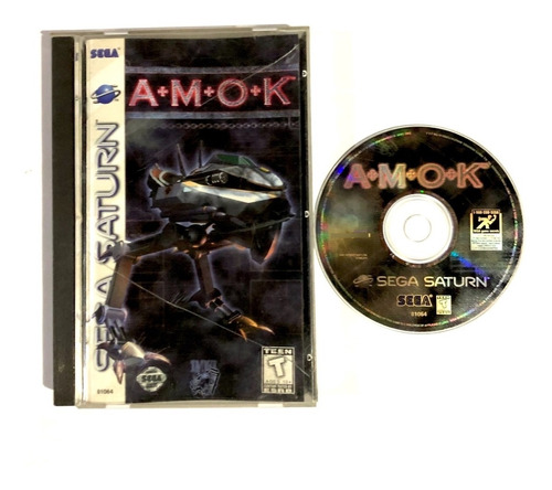 Amok - Juego Original Para Sega Saturn A+m+o+k Ntsc