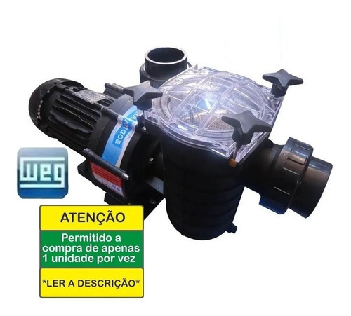 Bomba De Piscina 5,5 Cv Bms-550 Trifásico - Sodramar 220v Trifásico