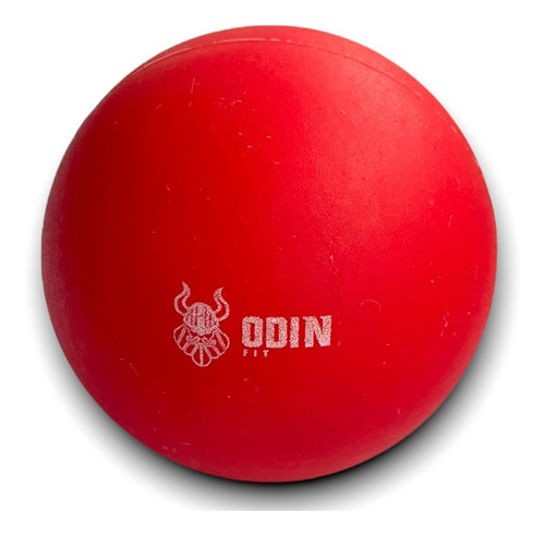 Bola De Massagem Lacrosse Ball 65mm Liberação Miofascial Cor Vermelho