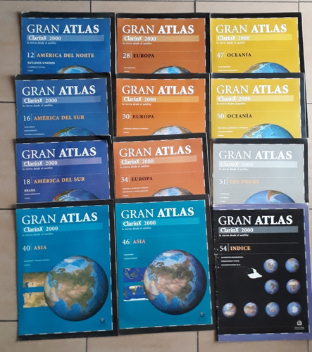 Gran Atlas Clarin 2000.la Tierra Desde El Cielo Lotex12 (c12