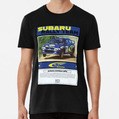 Remera Subaru Wrx Mundial De Rally Algodon Premium