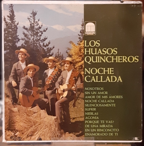 Disco Lp Los Huasos Quincheros Noche Callado Odeón #6237