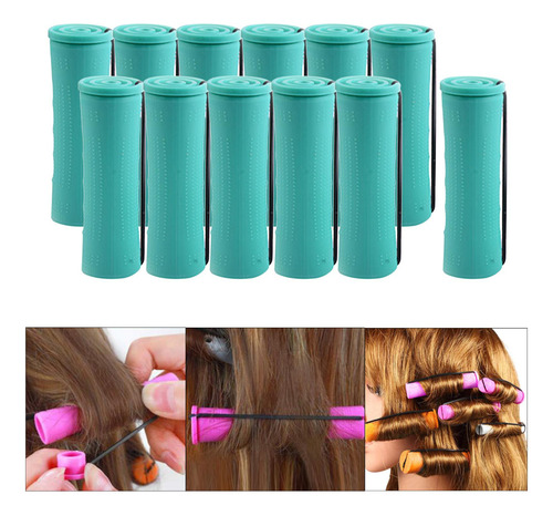 2 Cold Wave Varillas Para Permanente Cabello 12 Piezas 2,5