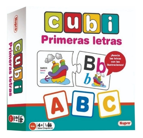 Juego De Mesa Cubi Primeras Letras Nupro 1403