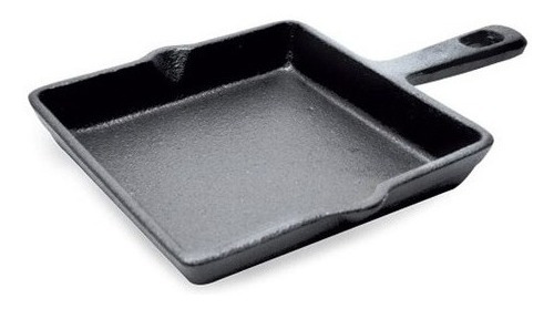 Ecolution Eobk Cast Iron Mini Square Griddle Pan 6inch