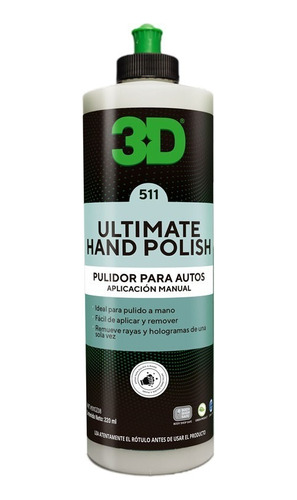 Pulimento De Corte Para Uso Manual - Hand Polish - 3d 500ml