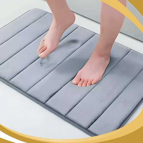 3 Tapete Soft Banheiro Antiderrapante 40x60cm Macio Conforto