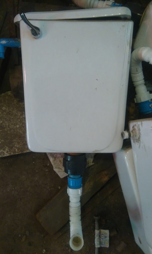 Estanque Wc, Loza, Color Blanco / Con Tapa, Usado (Usado)