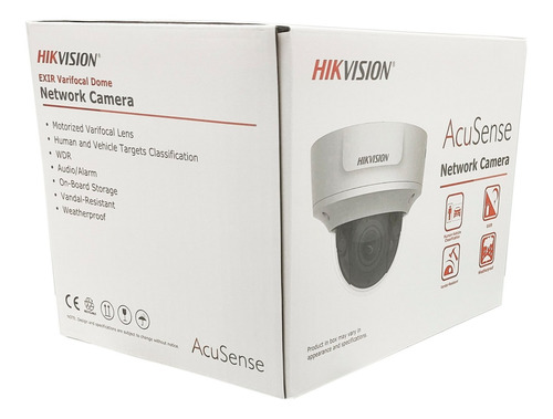Camara Domo Ip 4mp Vf Acusense Ir40m Ds-2cd2743g2-izs /ikseg