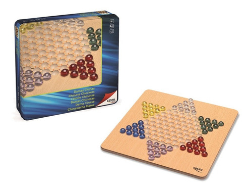 Juego De Mesa Caja Metalica: Damas Chinas