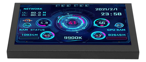 Panel De Sensores Para Pc, Monitor De Datos De Cpu, Usb C Ti