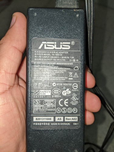 Cargador Asus Pa-1900-04 19v 4.74a