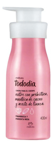 Crema Nutritiva Frambuesa Y Pimienta Rosa 400ml Natura