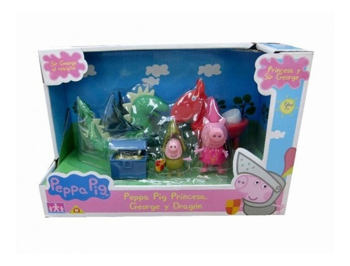 Oferta! Peppa Pig Princesa, George Y Dragon Boing Toys