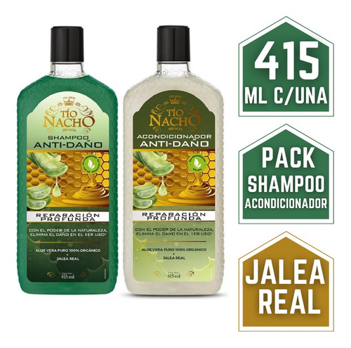 Tio Nacho Monoestuche Aloe Shampoo + Acondicionador