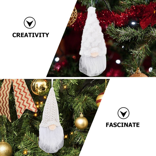6 Colgantes Navideños Con Forma De Rodolfo, Pequeños Adornos