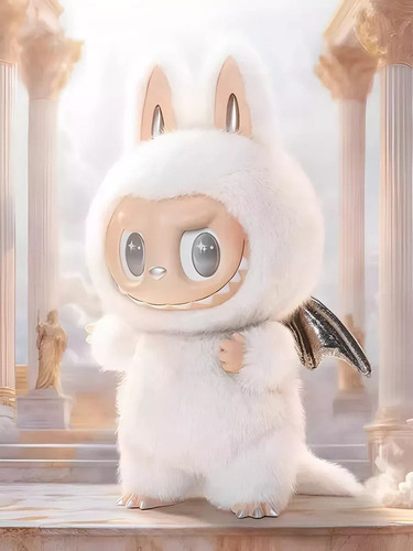 Mochila Colecionável Juguete Labubu Angel Monster Zimomo