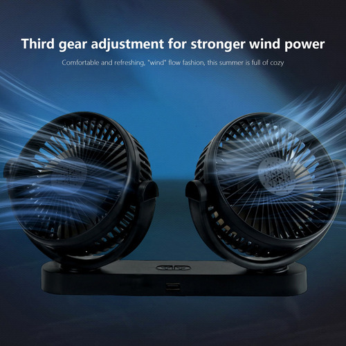 Ventilador Vehicular, Ventilador De Doble Extremo, 12 V, 24