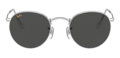 Lentes De Sol Round Metal Silver Ray-ban Rb34479198b147