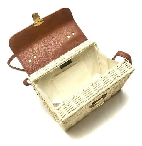 Bolso mimbre redondo primark hotsell