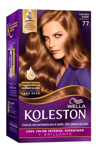 Kit Tinte Doble Tubo Koleston Castaño Bambi Marca Wella Kole