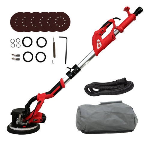 Lixadeira De Parede Tipo Girafa 750w Com Coletor De Pó