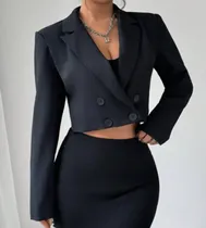 Comprar Chaqueta Blazer Dama Mujer Elegante Fina Top