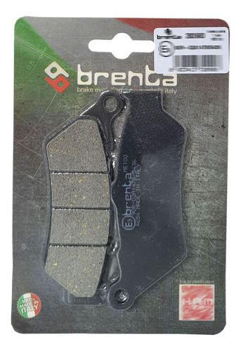 Pastilha Traseira Brenta Organica Bmw R1200 Gs 2013-2020