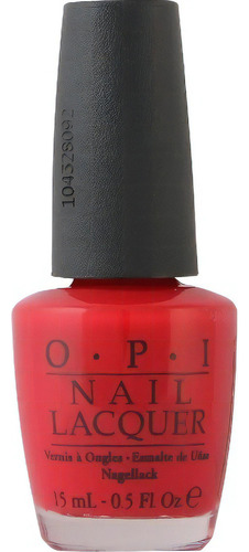  Esmalte de uñas color OPI Nail Lacquer Nail Lacquer de 15mL de 1 unidades color Big apple red