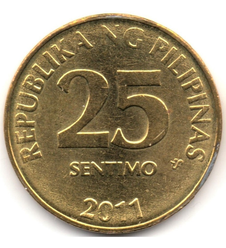 Filipinas 25 Céntimos 2011